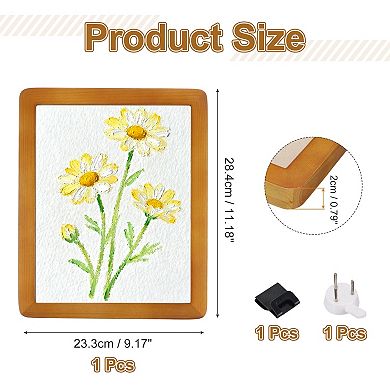 11.2x9.2 inch Rectangle Photo Frame, Wall Mount & Tabletop Display 1Pc