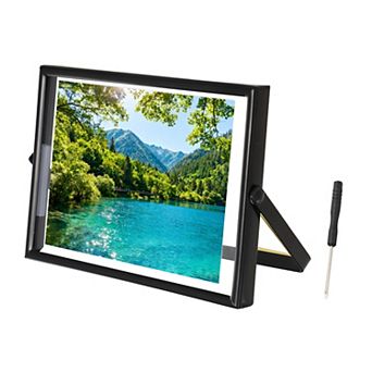 4.3 x 6.3" Horizontal Floating Frame, Metal Edge Photo Frame Display 4x6inch 1 pc