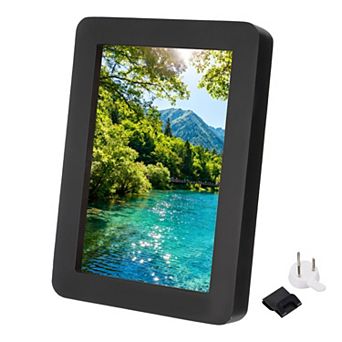 Rectangle Wooden Photo Frame Wall Mount & Tabletop Display Round Corner for Picture Certificates 1 pc