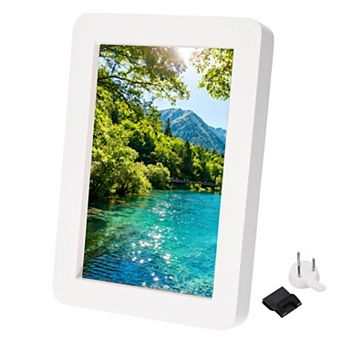 Rectangle Wooden Photo Frame Wall Mount & Tabletop Display Round Corner for Picture Certificates 1 pc