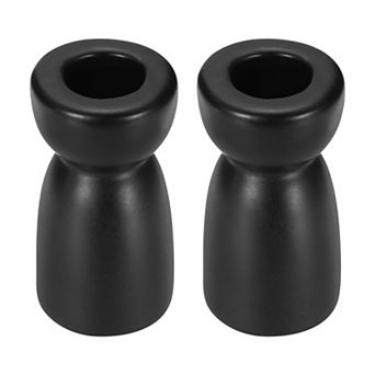 2 Pack Candlestick Holder, Ceramic Taper Candle Stand Holders Modern Decor