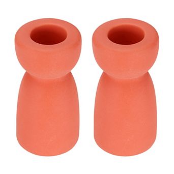 2 Pack Candlestick Holder, Ceramic Taper Candle Stand Holders Modern Decor