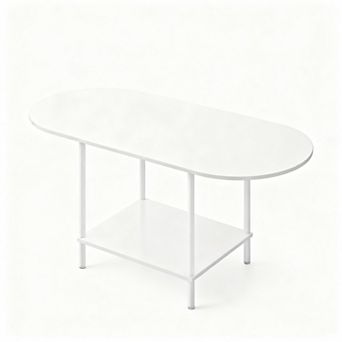 Multi-Purpose Small Space Coffee Table with 2 tier Storage