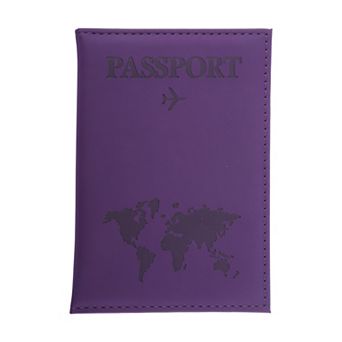 Plain Weave Passport Holder for Travel and Organization - 1 pc