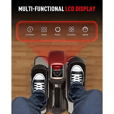 HARISON Portable Under Desk Elliptical Machine with LCD Display and Bluetooth (HRK-E304)