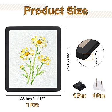 13.2x11.2 inch Rectangle Photo Frame, Wall Mount & Tabletop Display 1Pc