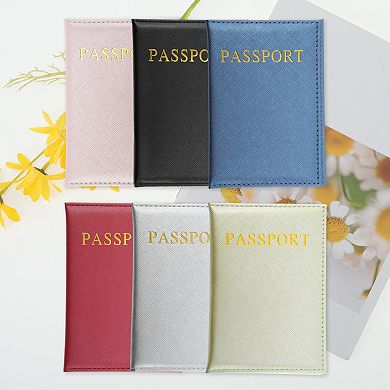 1Pc Letter Design Passport Holder for Secure and Organized Travel