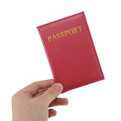 1Pc Letter Design Passport Holder for Secure and Organized Travel