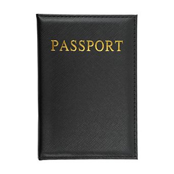 1 pc Letter Design Passport Holder for Secure and Organized Travel