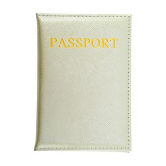 1 pc Letter Design Passport Holder for Secure and Organized Travel