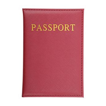 1 pc Letter Design Passport Holder for Secure and Organized Travel