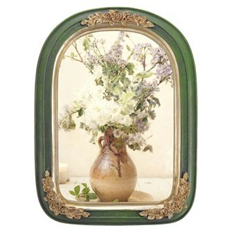 6.3x8.3 Inch Oval Carved Resin Photo Frame 1 pc