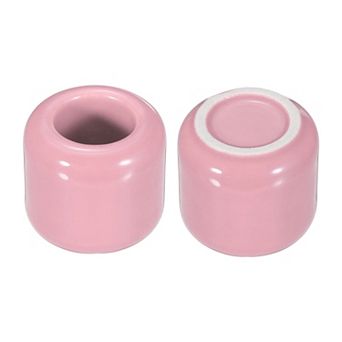 Ceramic Chime Candle Holders, Small Ceramic Candle Holders 2 pc