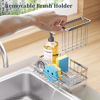 Sponge Holder Kitchen Sink Countertop Storage