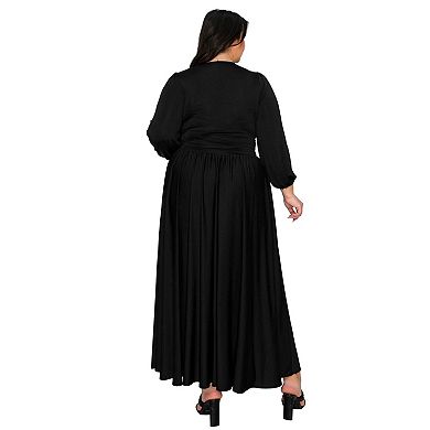 Plus Size Solene Empire Waist Dress