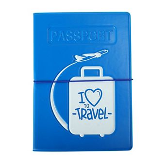 Love Travel Luggage Design Travel Passport Holder with Multiple Slots 1 pc