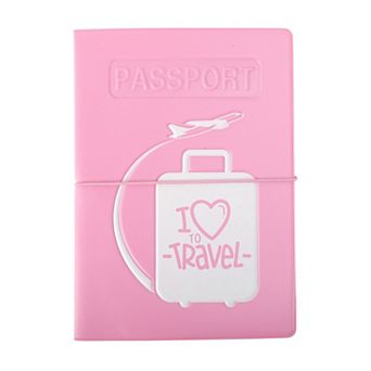 Love Travel Luggage Design Travel Passport Holder with Multiple Slots 1 pc