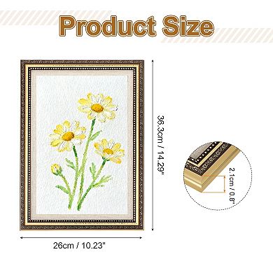 14.3 x 10.2 Inch Vintage Framed for Display 8 x 12 Inch Photo 1Pc