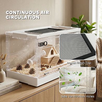 Hamster Cage, Stackable Gebril Cage with Front Door,