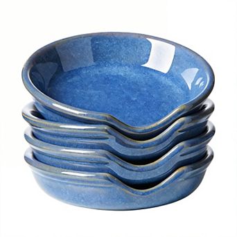 4.8" Ceramic Spoon Rest Kitchen Utensils Rest 4 pc