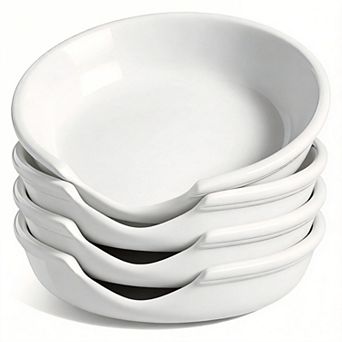 4.8" Ceramic Spoon Rest Kitchen Utensils Rest 4 pc