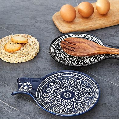 Ceramic Spoon Rest Cooking Spoon Holder