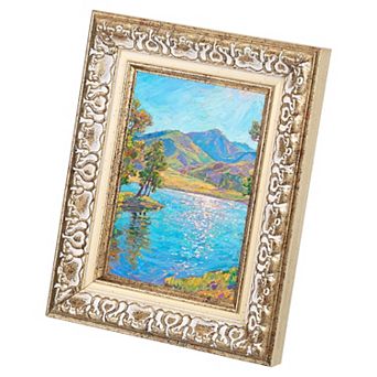 Rectangle Resin Vintage Picture Frame for Tabletop Display 1 pc