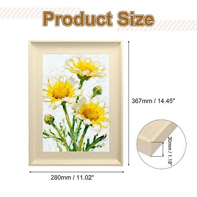 11.1x14.5 Inch Resin Rectangle Photo Frame, Tabletop Display for Decor 1Pc