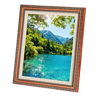 12.3 x 10.2 Inch Vintage Framed for Display 8 x 10 Inch Photo, Red