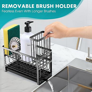 Kitchen Sponge Holder 2 Tier Sink Organizer