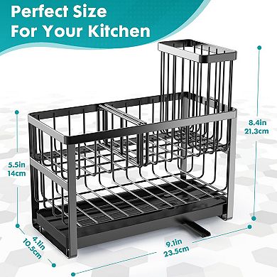 Kitchen Sponge Holder 2 Tier Sink Organizer