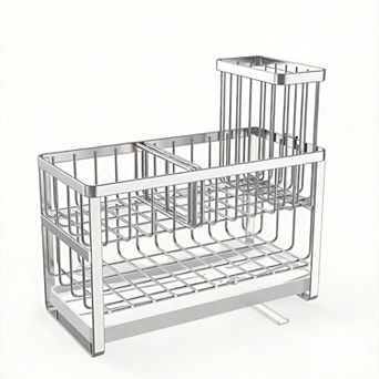 Kitchen Sponge Holder 2 tier Sink Organizer