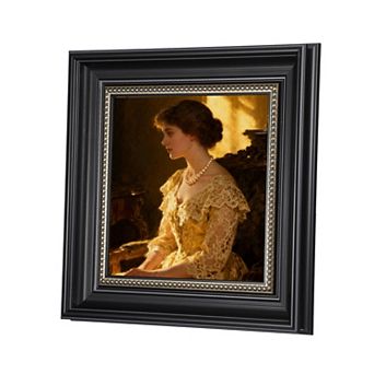 11.6x11.6" Resin Silver Black Square Photo Frame, Tabletop Display & Wall Mount 1 pc