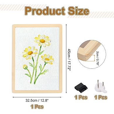 17.8x12.8 inch Rectangle Photo Frame, Wall Mount & Tabletop Display 1Pc