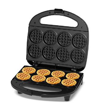 OSTBA Mini Waffle Maker, Non-Stick & Easy Clean, Compact & Portable for Family Breakfast