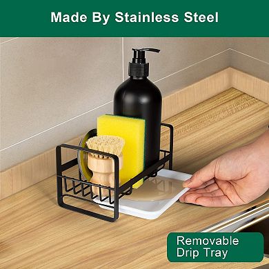 Sink Sponge Holder Countertop Organizer