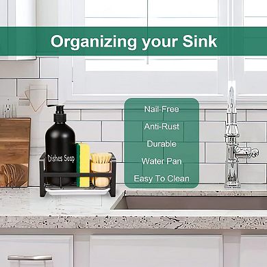 Sink Sponge Holder Countertop Organizer