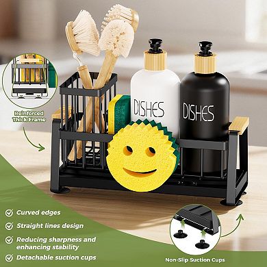 Sponge Holder Kitchen Sink Caddy Organizer