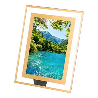 13.6 x 10inch Glass Photo Frame, Vertical or Horizontal Picture Frame 1 pc