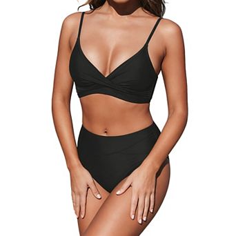 Women High Waisted Bikini Set Swimsuit Two Piece Bathing Suits for Beach Vacation