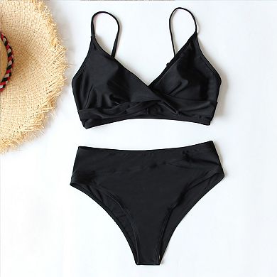 Women High Waisted Bikini Set Swimsuit Two Piece Bathing Suits for Beach Vacation