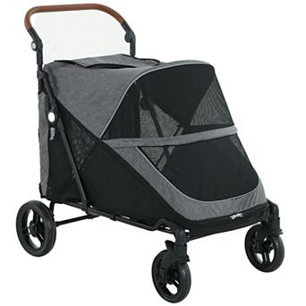 PawHut Dog Stroller for Large Dogs, All Terrain Pet Stroller,
