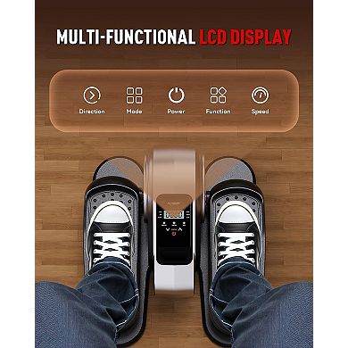 HARISON Mini Under Desk Elliptical Peddler with LCD Display, Compact Foot & Leg Exerciser (HRK-E305)