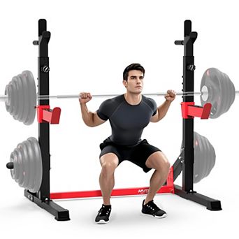 HARISON Adjustable Squat Rack,Heavy Duty Barbell Rack for Home Gym, Power Rack (HRK-G30812)