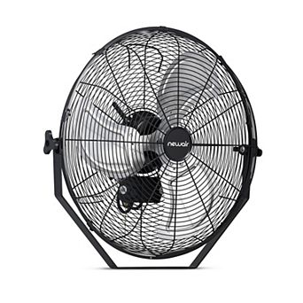 Newair 18" Outdoor High Velocity Wall Mounted Fan with 3 Fan Speeds and Adjustable Tilt Head