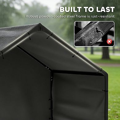 Dog Shade Shelter Outdoor, Dog House Outside with Canopy