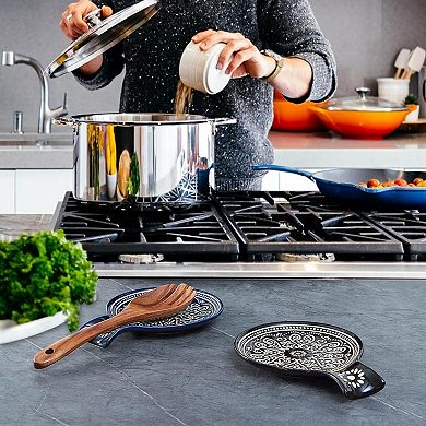 Ceramic Spoon Rest Cooking Spoon Holder