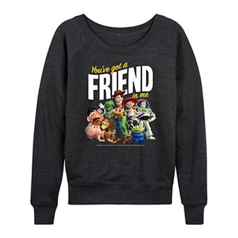 Women's Disney / Pixar's Toy Story You've Got A Friend In Me French Terry Long Sleeve Tee