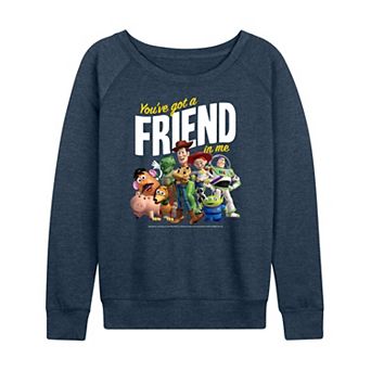 Women's Disney / Pixar's Toy Story You've Got A Friend In Me French Terry Long Sleeve Tee