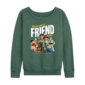 Women's Disney / Pixar's Toy Story You've Got A Friend In Me French Terry Long Sleeve Tee